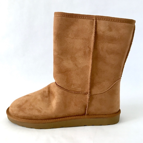 Arizona Jean Co. Starling Cognac Faux Suede Bootie - Picture 1 of 12